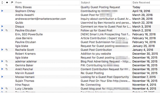 Guest Post Emails