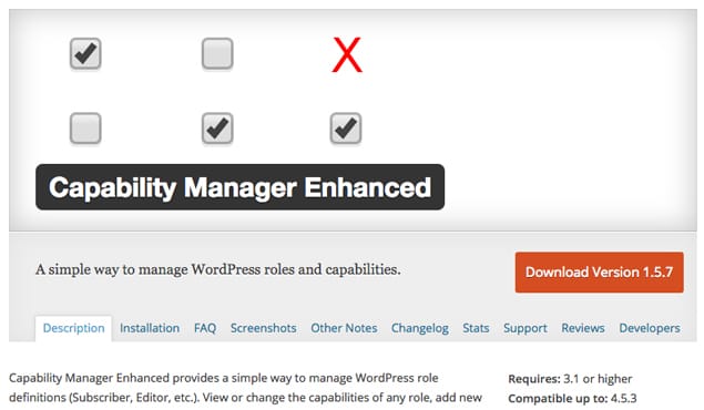Capability Manager Enhanced