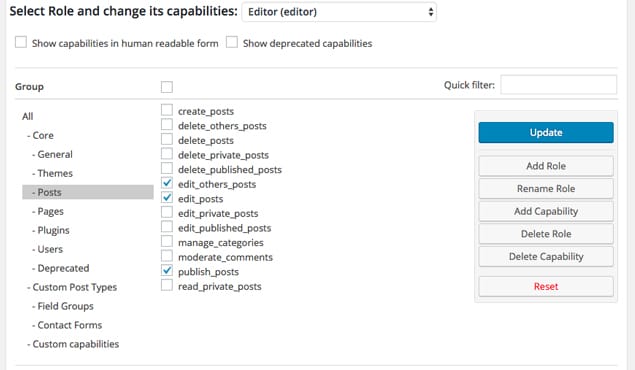 Editor Roles