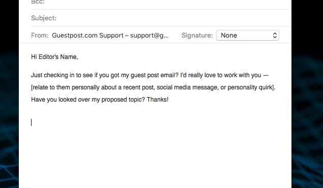 Follow Up Email