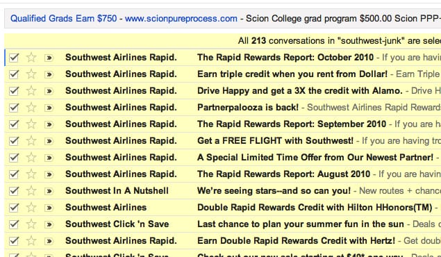 Junk Email Examples