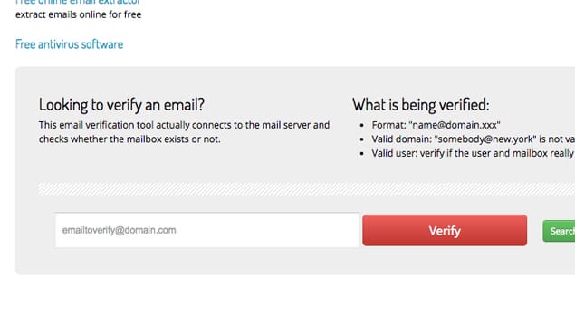 free email address verifier