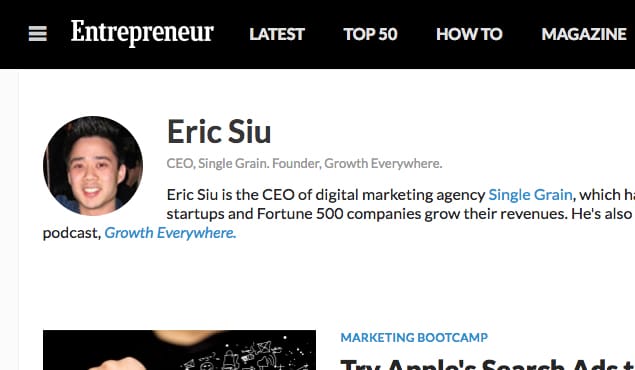 Example of a Guest Blogger