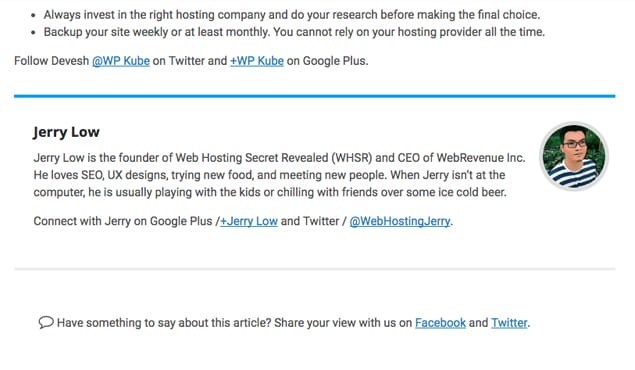 Author Bio Backlinks