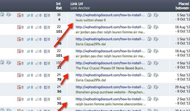 Link Spam Example