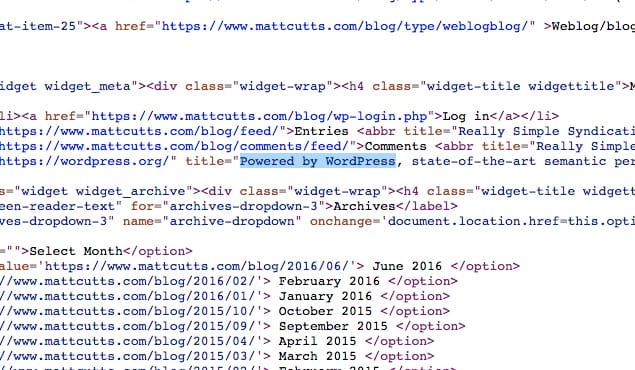 Matt Cutts Uses WordPress