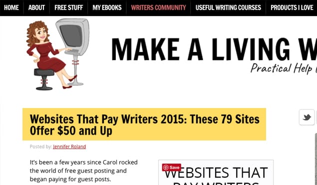 Sites Paying for Guest Posts