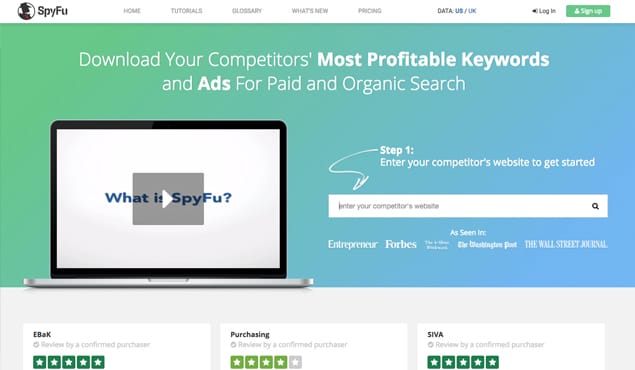 SpyFu Website