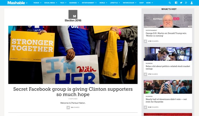 Election Page Example