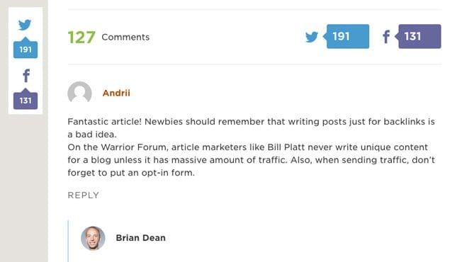 Engaging Audience Comments
