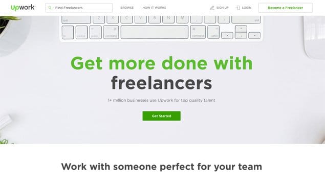 Upwork Website