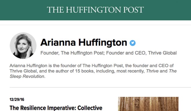 Ariana Huffington