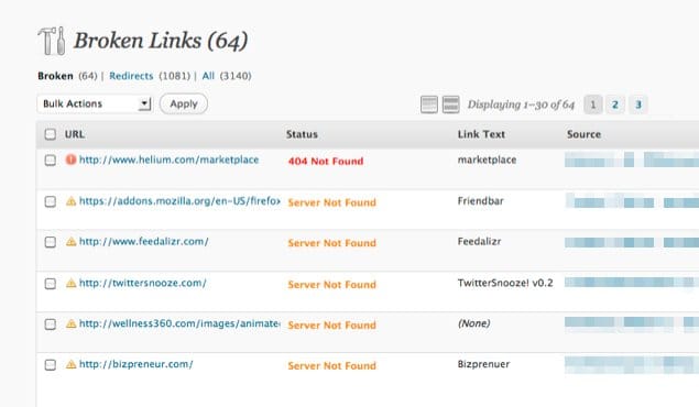 Broken Link Checking