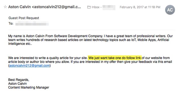 Fishing for Backlinks