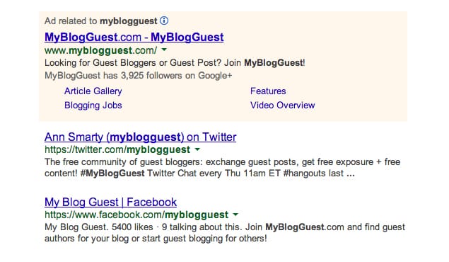 Penalization on Google