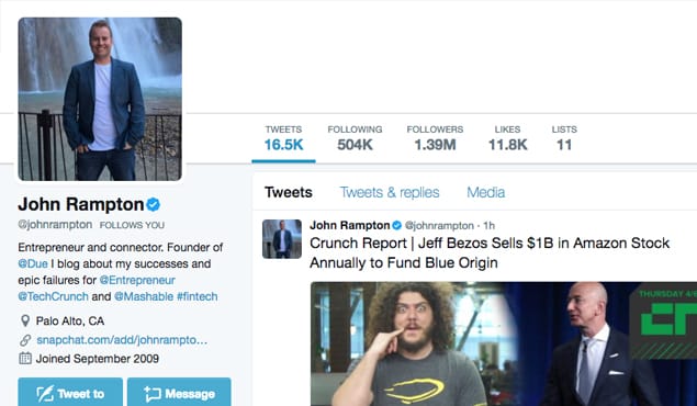 Example Guest Blogging Influencer
