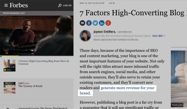 Forbes Link Example