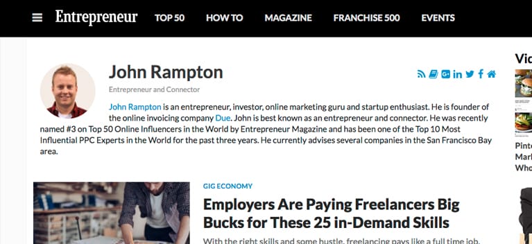 Resume of Guest Post Sites