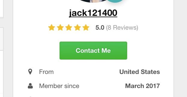 Contact on Fiverr