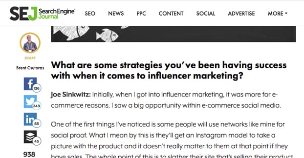 Example of Podcast Post