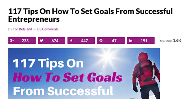 Example of a Roundup Post