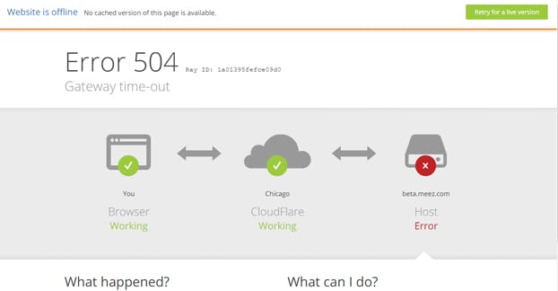 Website Down
