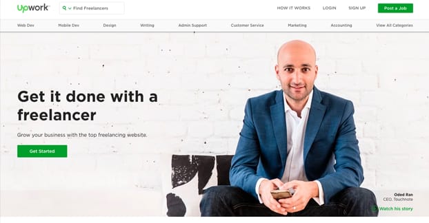 Upwork Homepage
