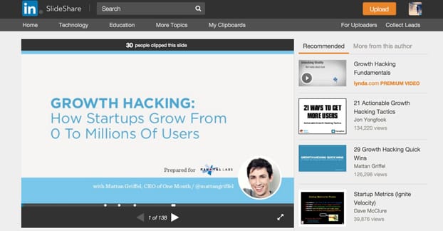 LinkedIn Infographic Slideshare