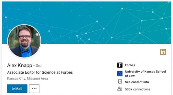 Alex Knapp LinkedIn
