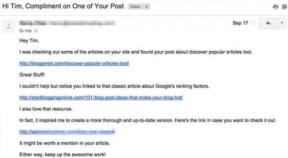 Guest Post Outreach Spam
