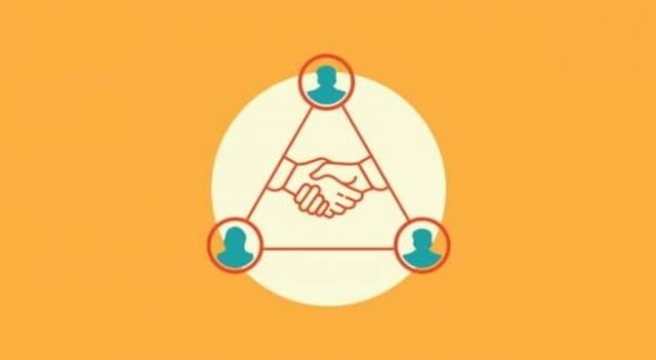 Advertising Triangle Illustration