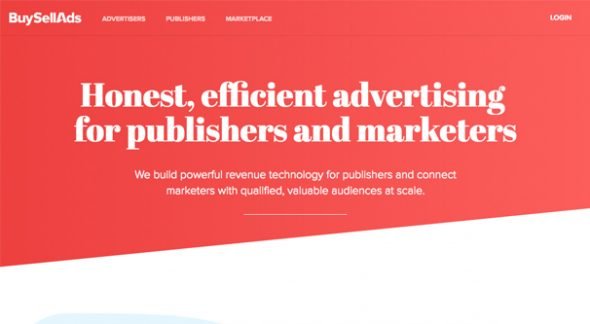 BuySellAds Homepage