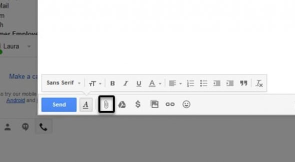 Attach a File to Gmail