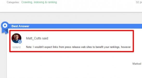 Matt Cutts PR