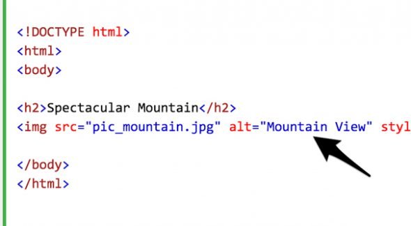 Alt Tag in HTML