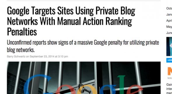 Google PBN Penalties