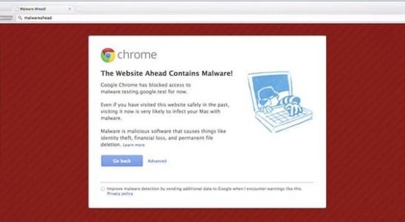 Trang web với phần mềm độc hại