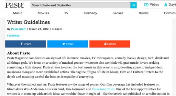 Paste Magazine