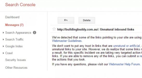 Unnatural Inbound Links
