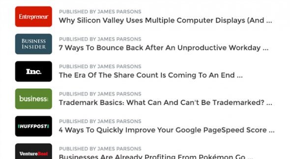 Credits and About Page Latest Posts