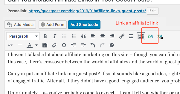 Affiliate Link Plugin