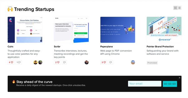 Trending Startups