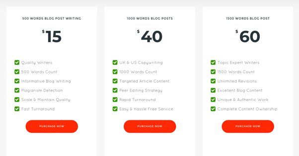 Content Writing Service