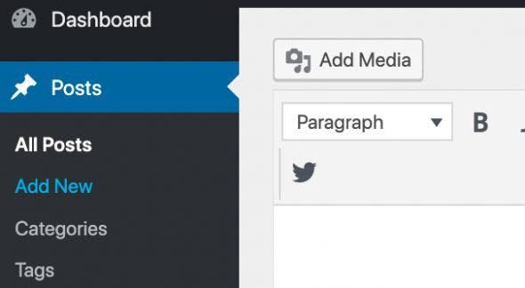 Add New Post on WP