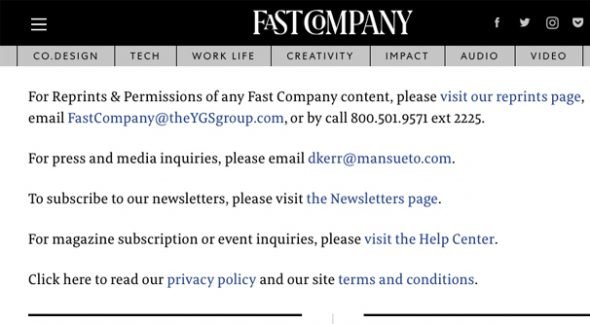 Pitch Contact Page