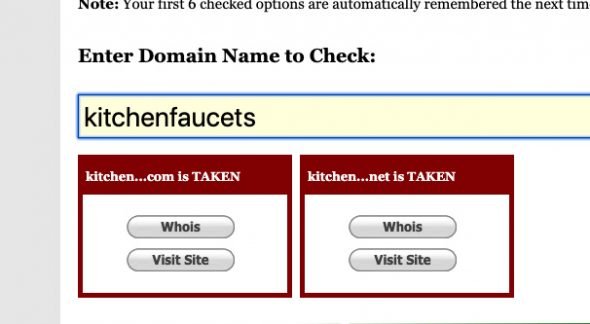 Example of Taken EMD Names